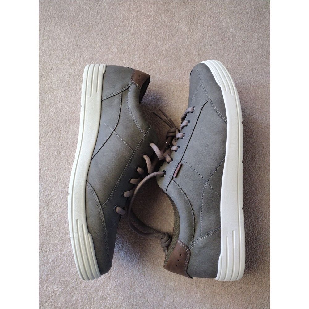 Nunn Bush Shoes Kore City Walk Men 11.5 M Charcoal 84819-013 Lace to Toe Oxford - Picture 5 of 8